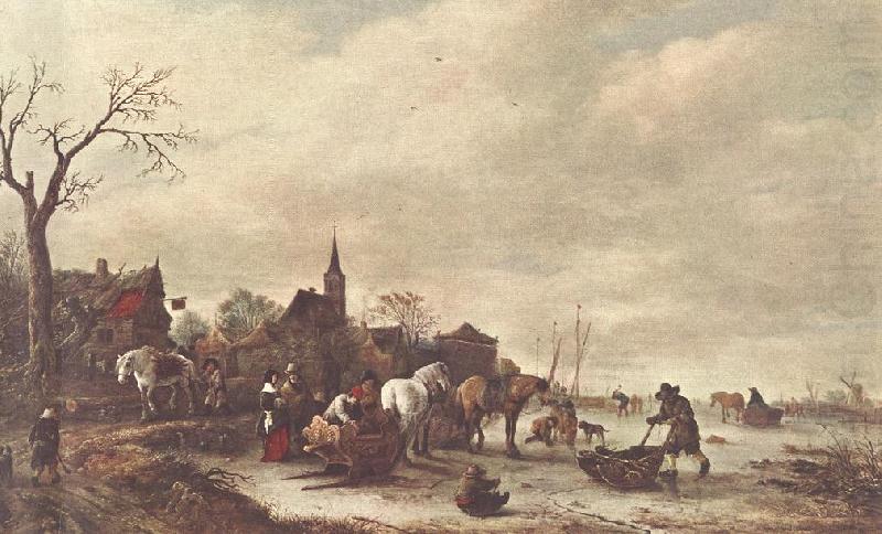 Winter Landscape, OSTADE, Isaack van